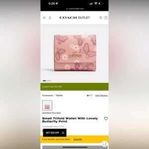 Butterfly coach outlet wallet